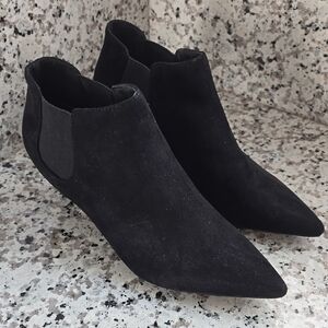 Black Suede Ankle Boots